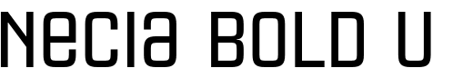 `Necia Bold Unicase` Preview