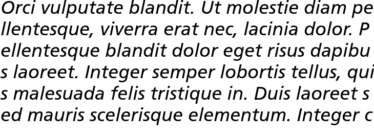 `Frutiger 56 Italic` Preview