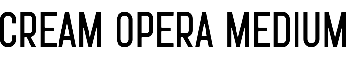 `Cream Opera Medium` Preview