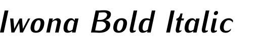 `Iwona Bold Italic` Preview
