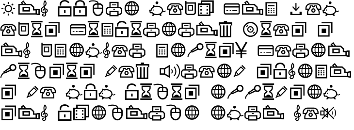 `multimedia icons Normal` Preview