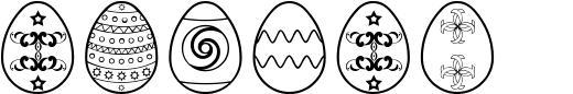`Easter eggs ST Regular` Preview